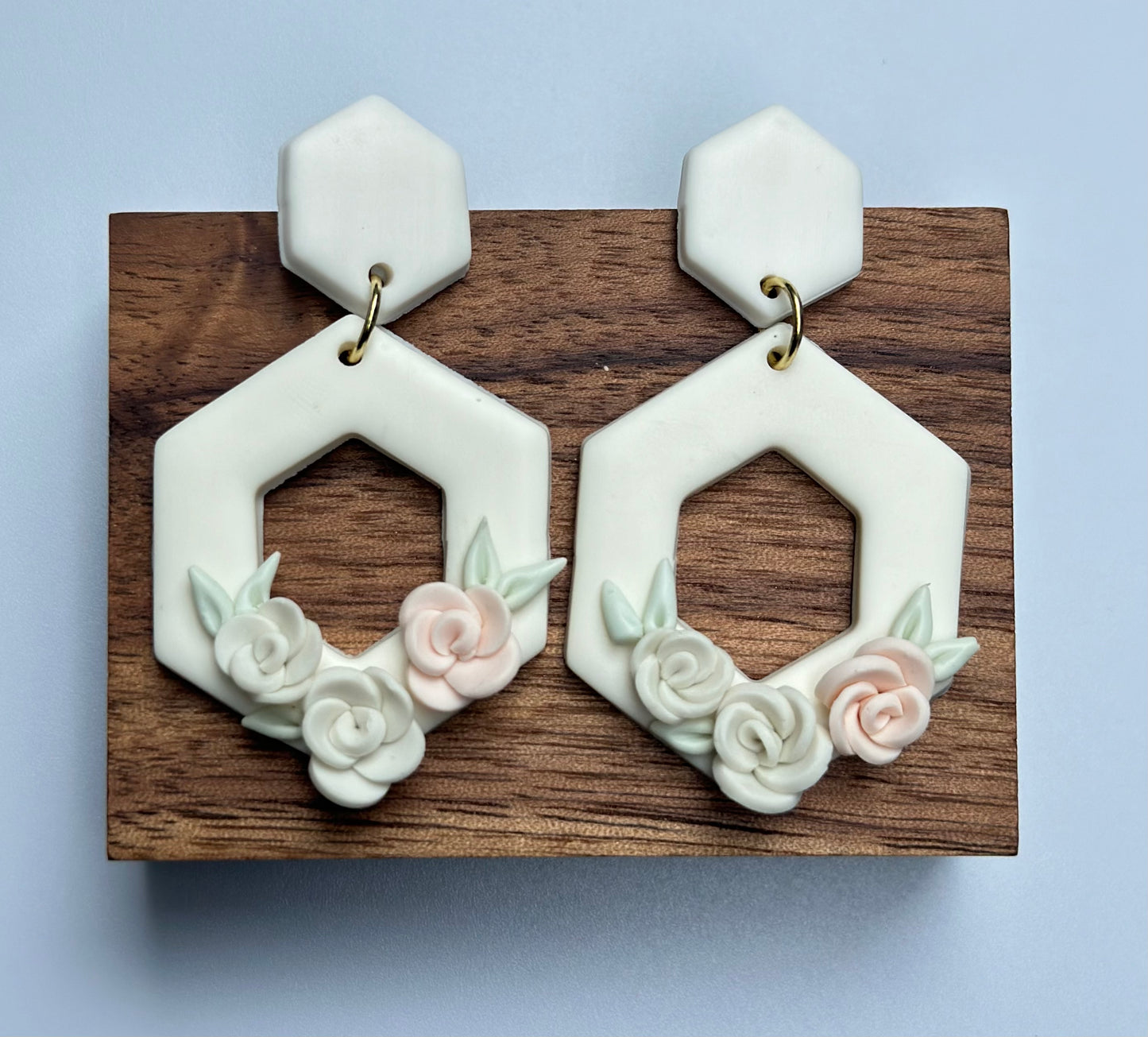 Floral Dangle Earrings - 02